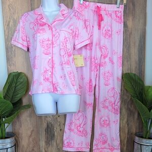 Katie Kime WICKED NWT Light Pink Soft Pajama Set NWT XS              M281